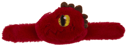 Snapband with plush zipper push,