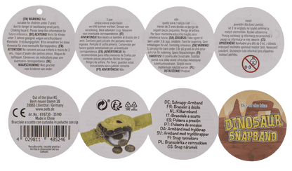 Snapband with plush zipper push,