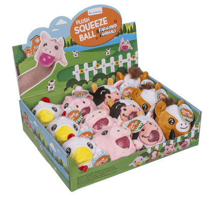 Plush Squeeze Ball, Farmyard Animals,