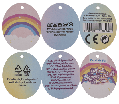 Plush Squeeze Ball, Unicorn,