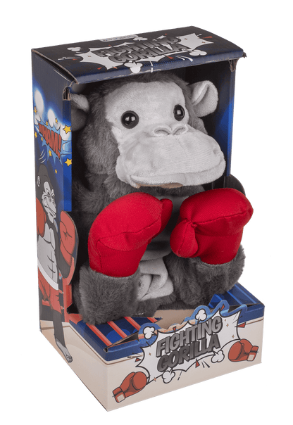 Plush Fighting Gorilla, 22 x 13 cm,