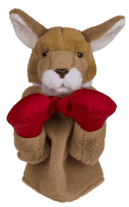 Plush Fighting Kangaroo, 19 x 12 cm,