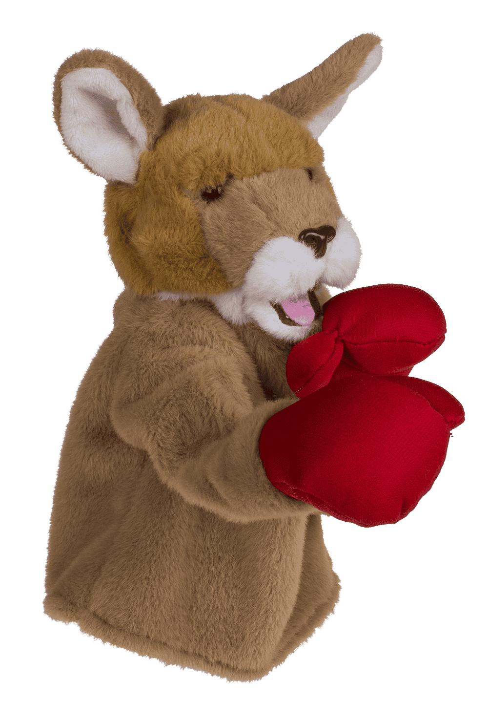 Plush Fighting Kangaroo, 19 x 12 cm,