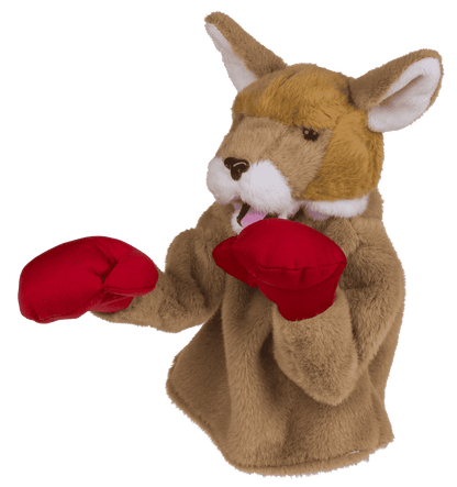 Plush Fighting Kangaroo, 19 x 12 cm,