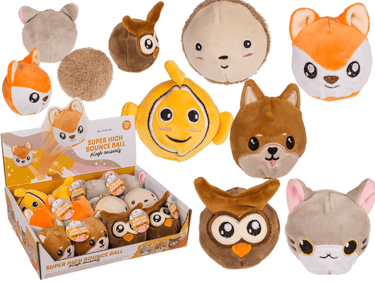 Super high bounce plush balls,