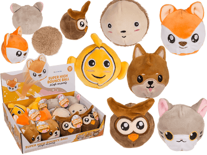 Super high bounce plush balls,