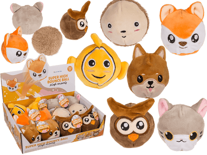 Super high bounce plush balls,