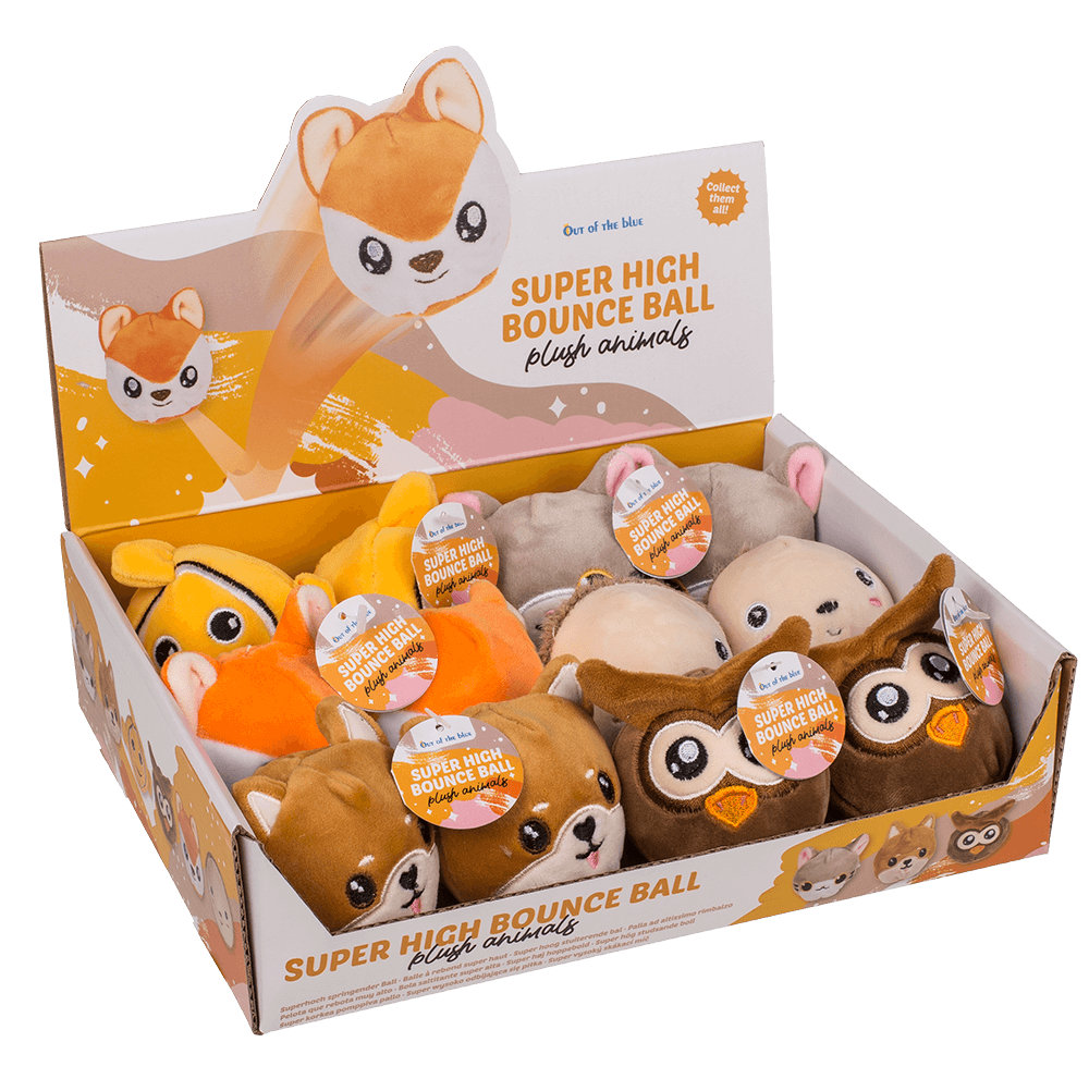 Super high bounce plush balls,