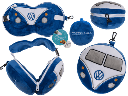 Kids Plush travel pillow with eye mask,