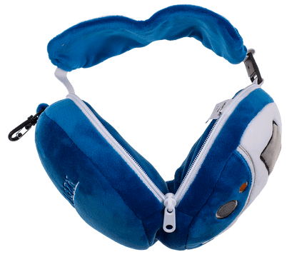 Kids Plush travel pillow with eye mask,