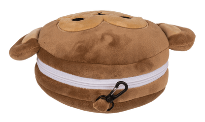 Kids Plush travel pillow with eye mask,