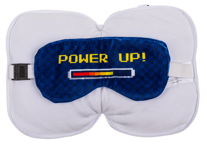 Kids Plush travel pillow with eye mask,