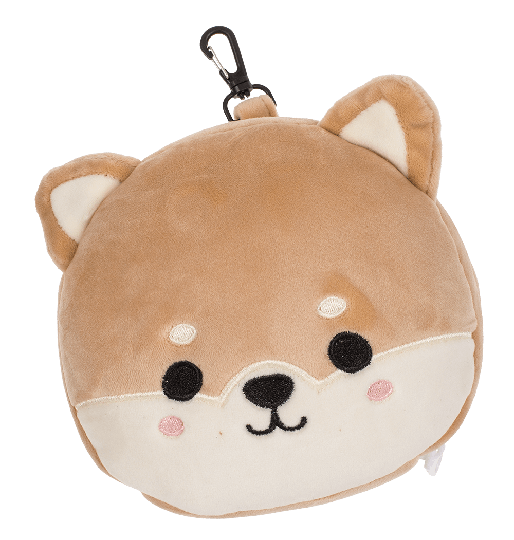 Kids Plush travel pillow with eye mask,