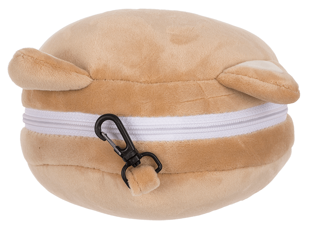 Kids Plush travel pillow with eye mask,