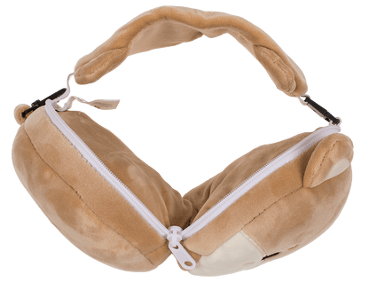 Kids Plush travel pillow with eye mask,