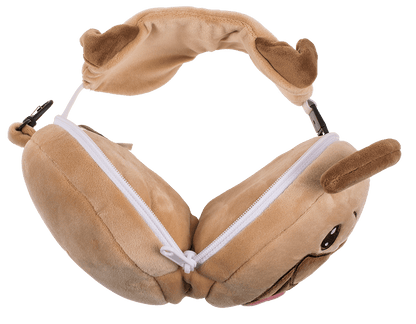 Kids Plush travel pillow with eye mask,