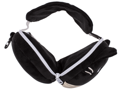 Kids Plush travel pillow with eye mask,