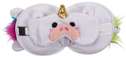 Kids Plush travel pillow with eye mask,