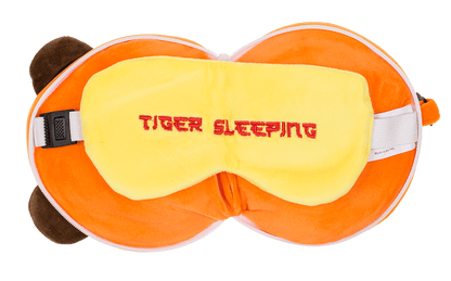 Kids Plush travel pillow with eye mask,