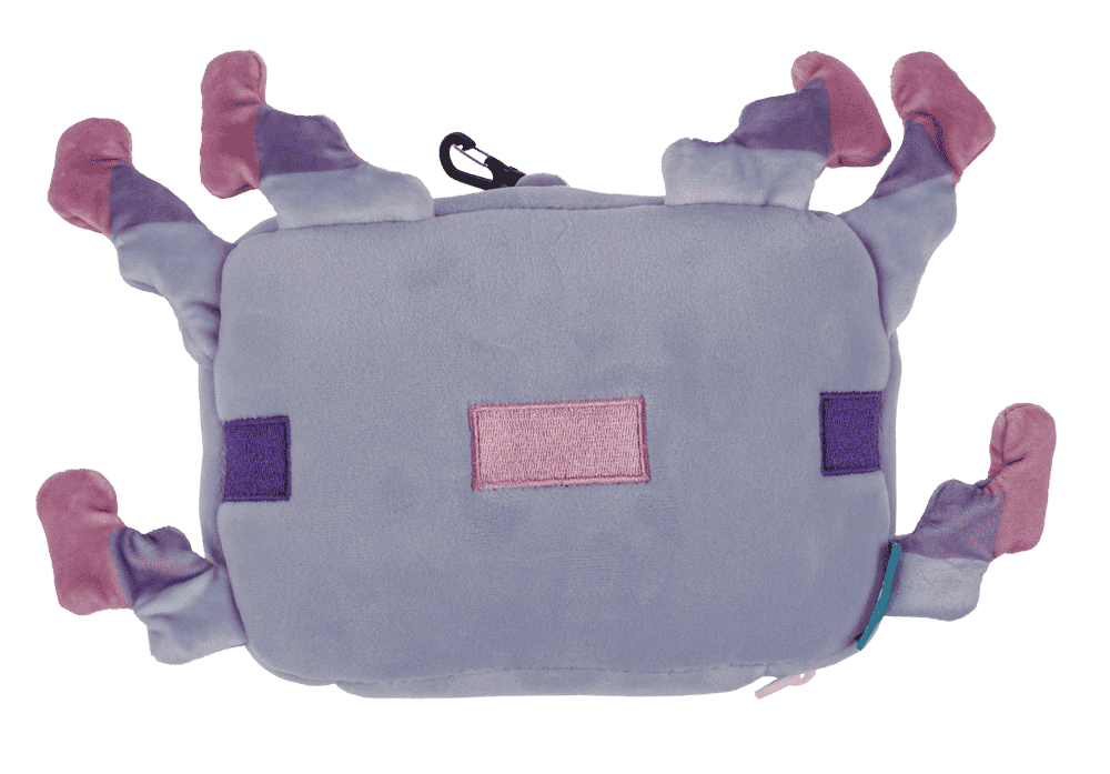 Kids Plush travel pillow with eye mask,