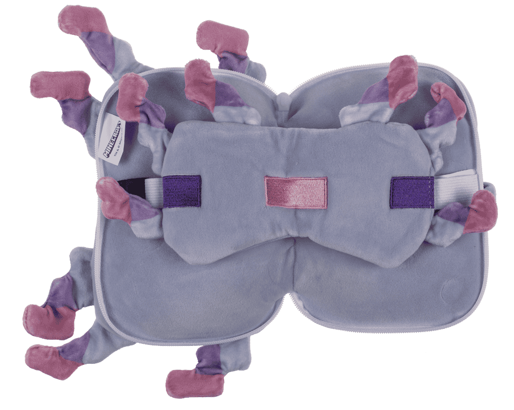 Kids Plush travel pillow with eye mask,