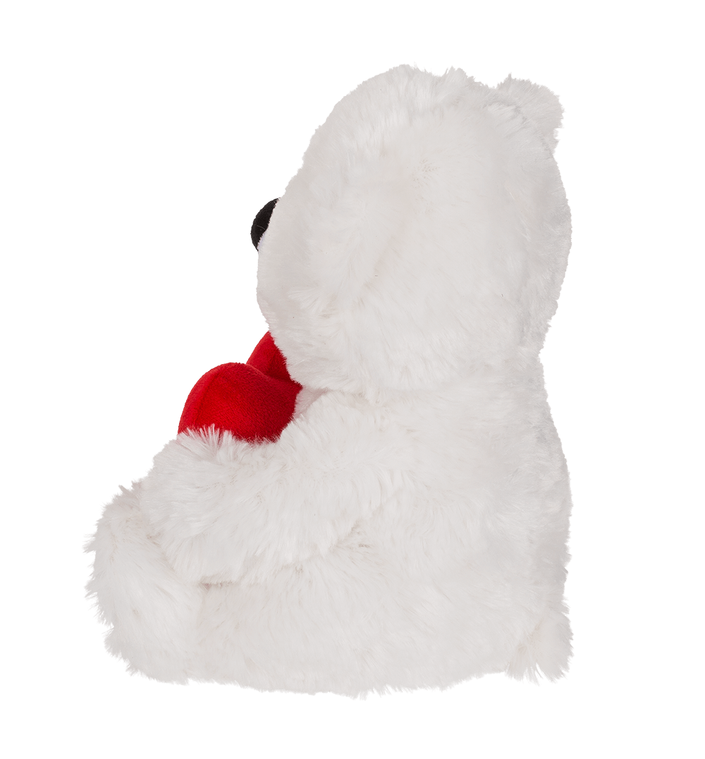 Plush bear with red heart, I love you,