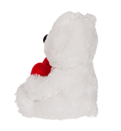 Plush bear with red heart, I love you,
