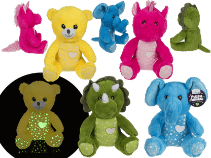 Plush animals, Glow in the Dark, Heart