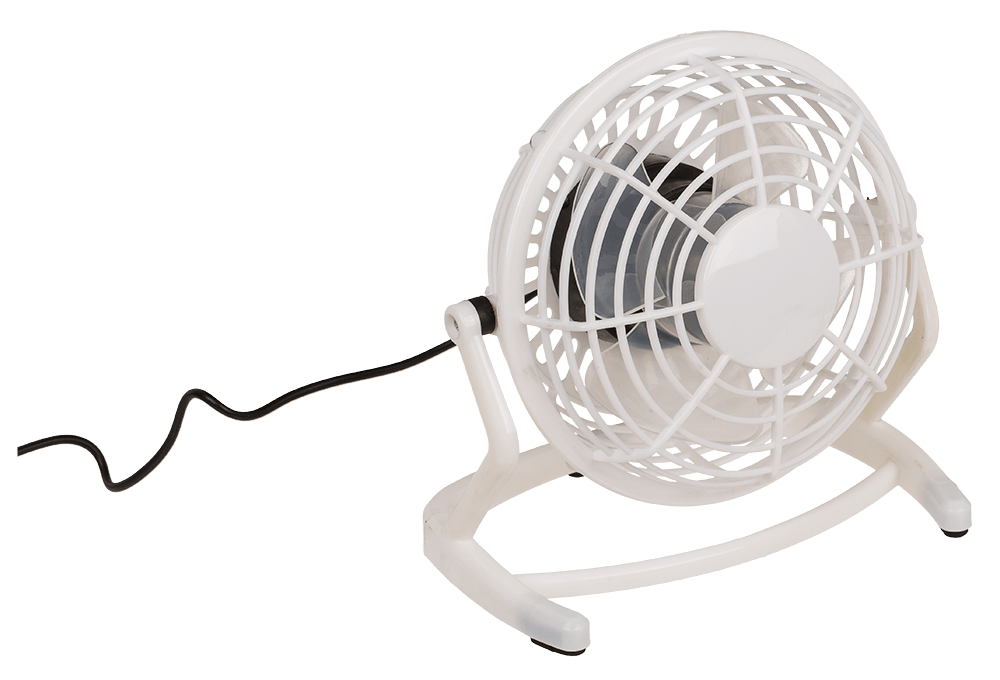 Desktop fan with USB cable,