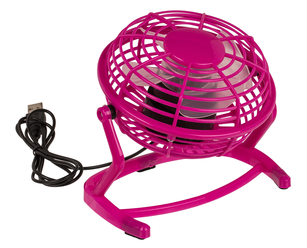 Desktop fan with USB cable,