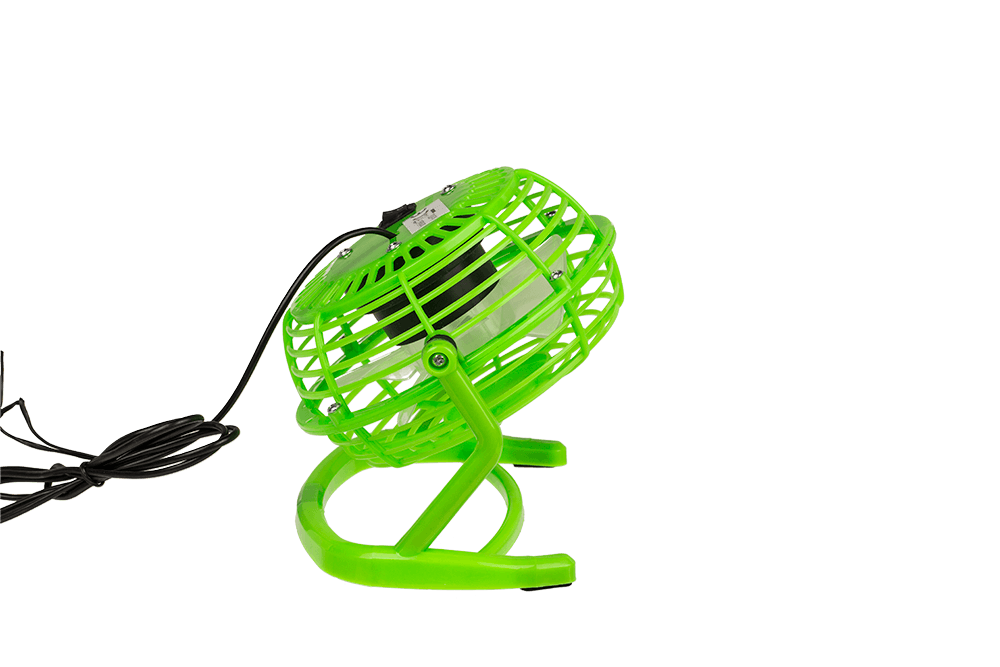 Desktop fan with USB cable,