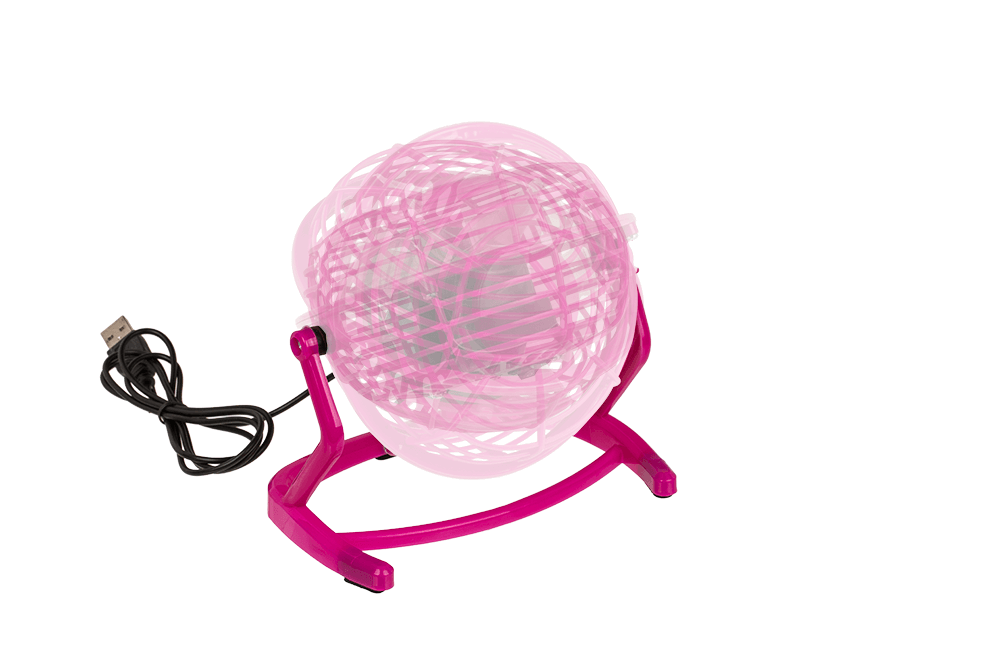 Desktop fan with USB cable,