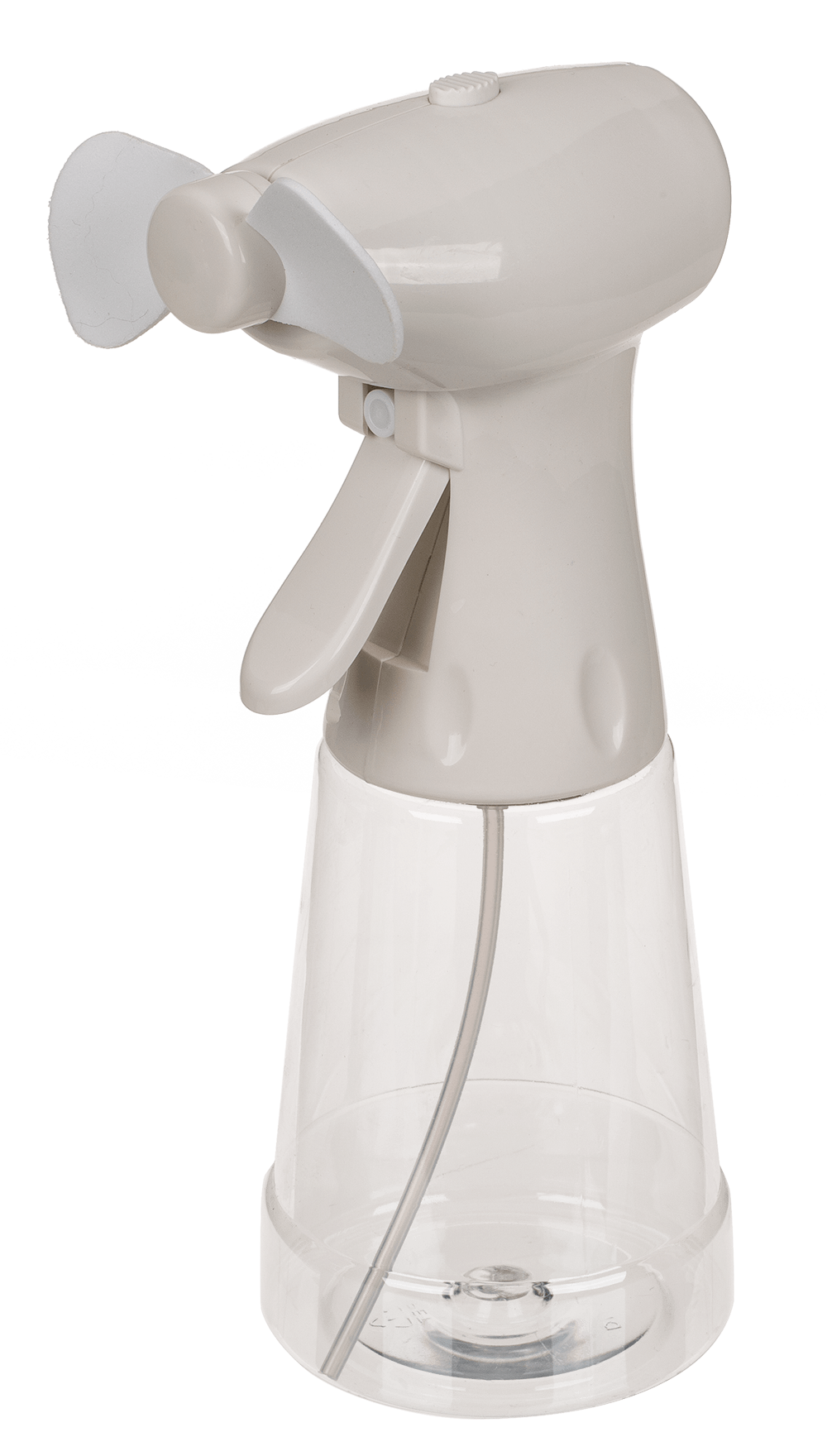 Fan with spraying bottle,