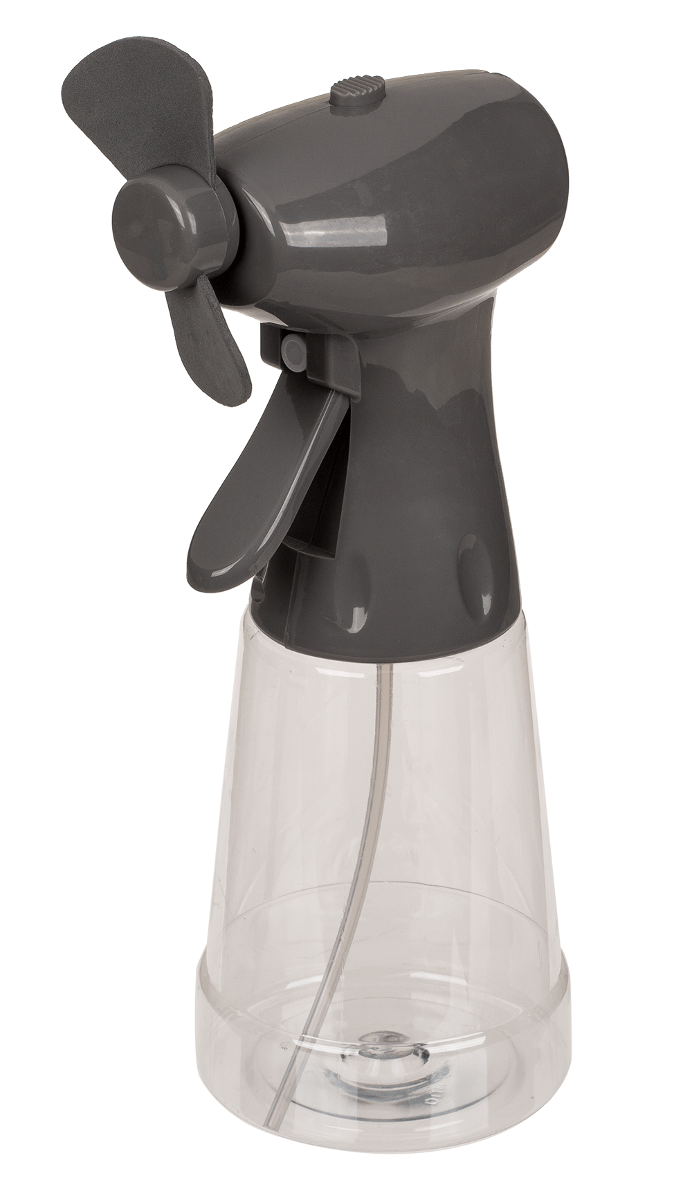 Fan with spraying bottle,