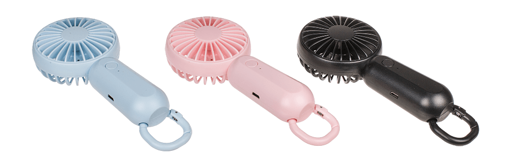 Mini-USB- Fan, approx. 6 x 15 cm, 3 colors ass.,