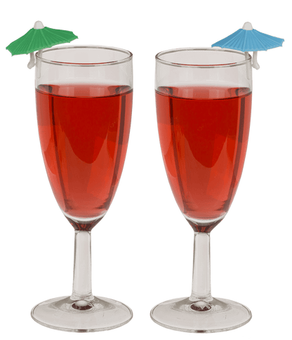 Glass marker, Cocktail umbrella , silicone,