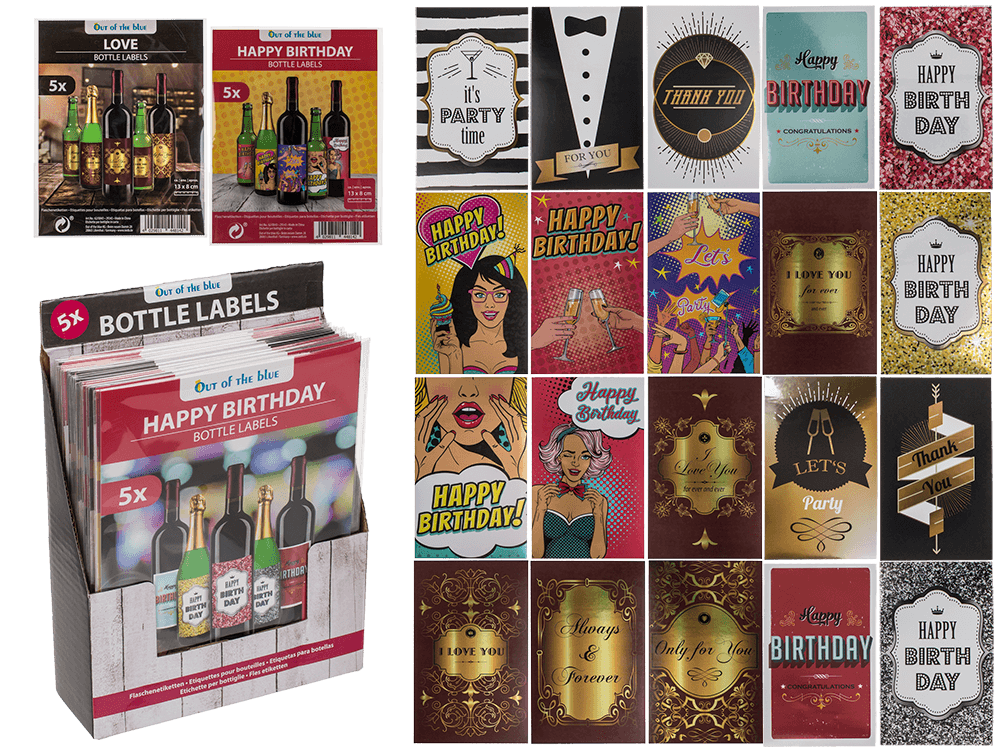 Bottle lables, Fancy,