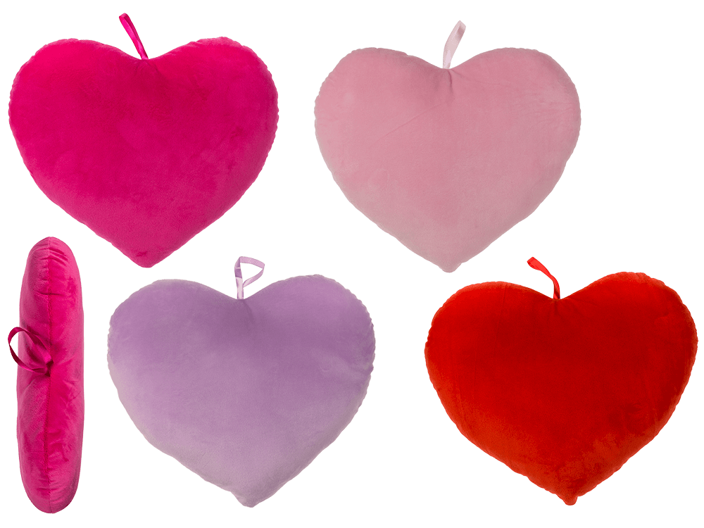Plush Cushion, Heart, ca. 35 cm,