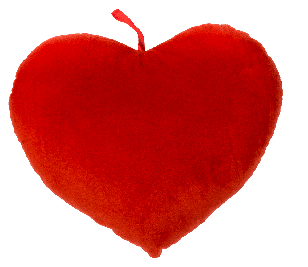 Plush Cushion, Heart, ca. 35 cm,