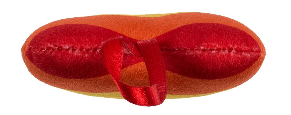 Plush heart in rainbow colours, Pride,