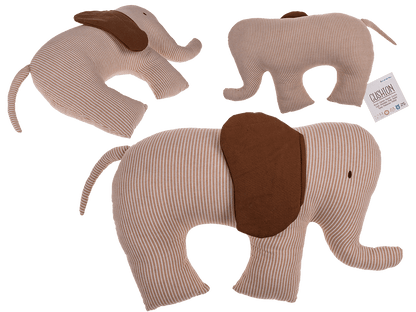Plush cushion, elephant,