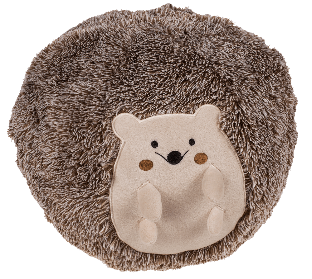 Plush cushion, hedgehog,