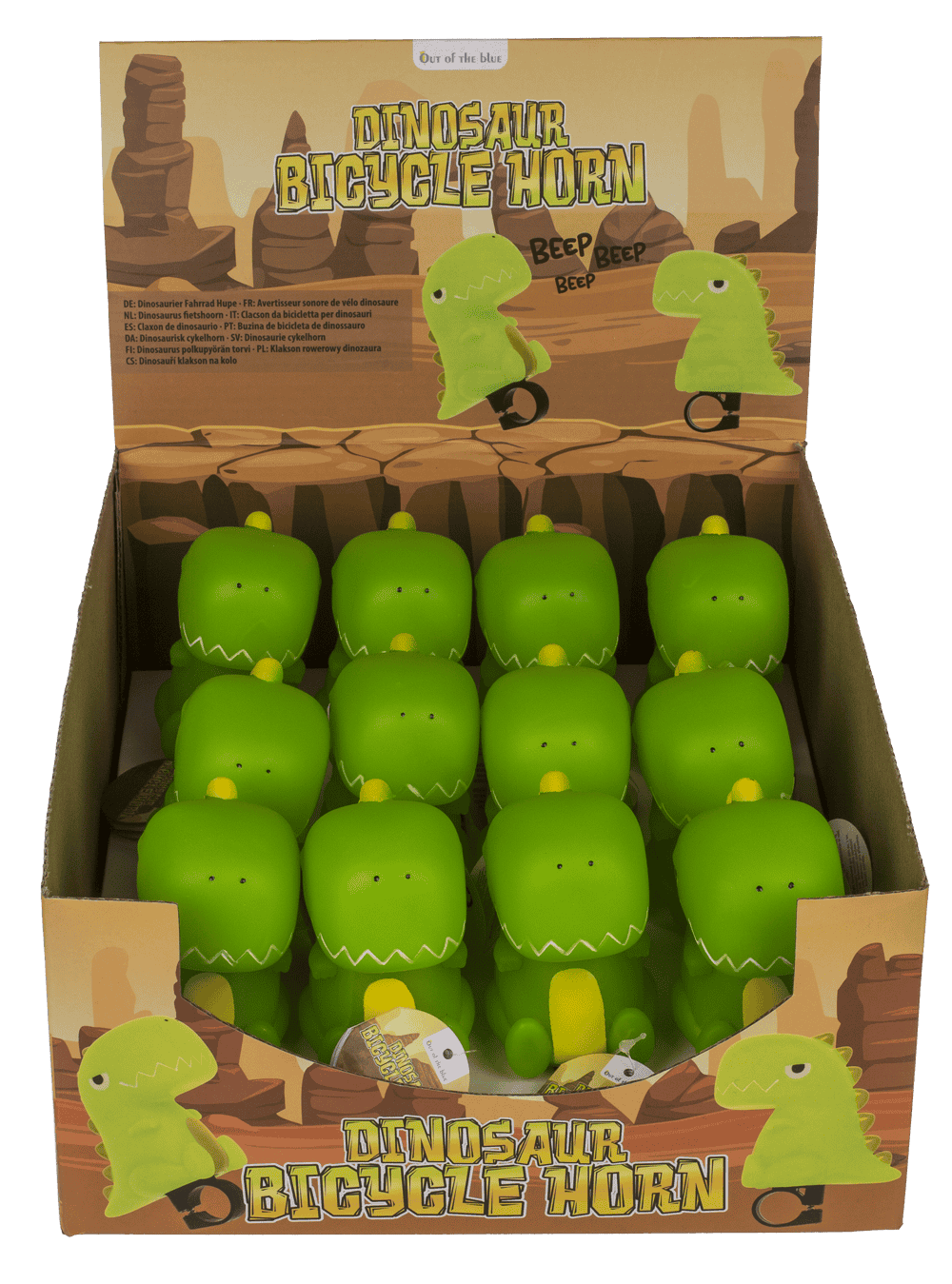 Bicycle Horn, Dinosaur, 11,5 cm,