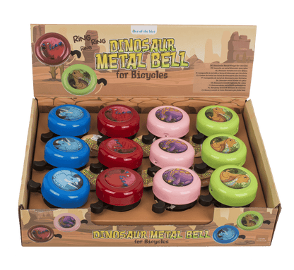 Metal bell for bicycles, Dinosaur,