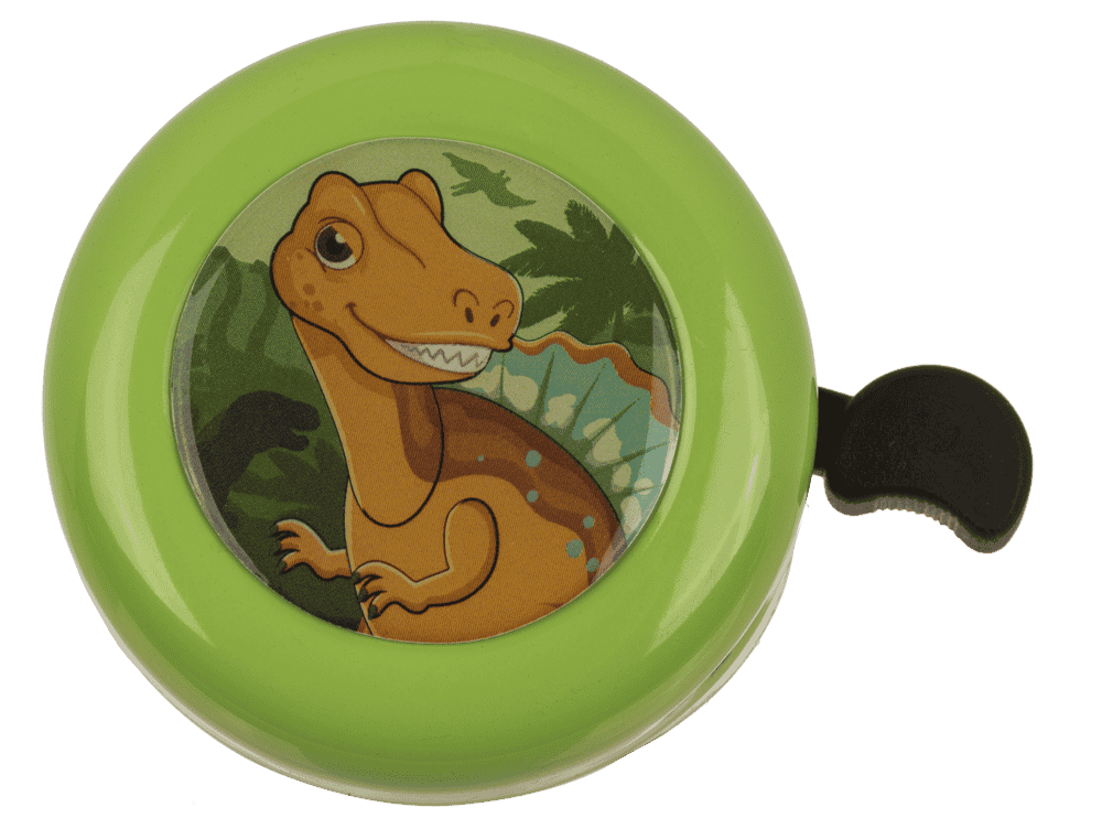 Metal bell for bicycles, Dinosaur,