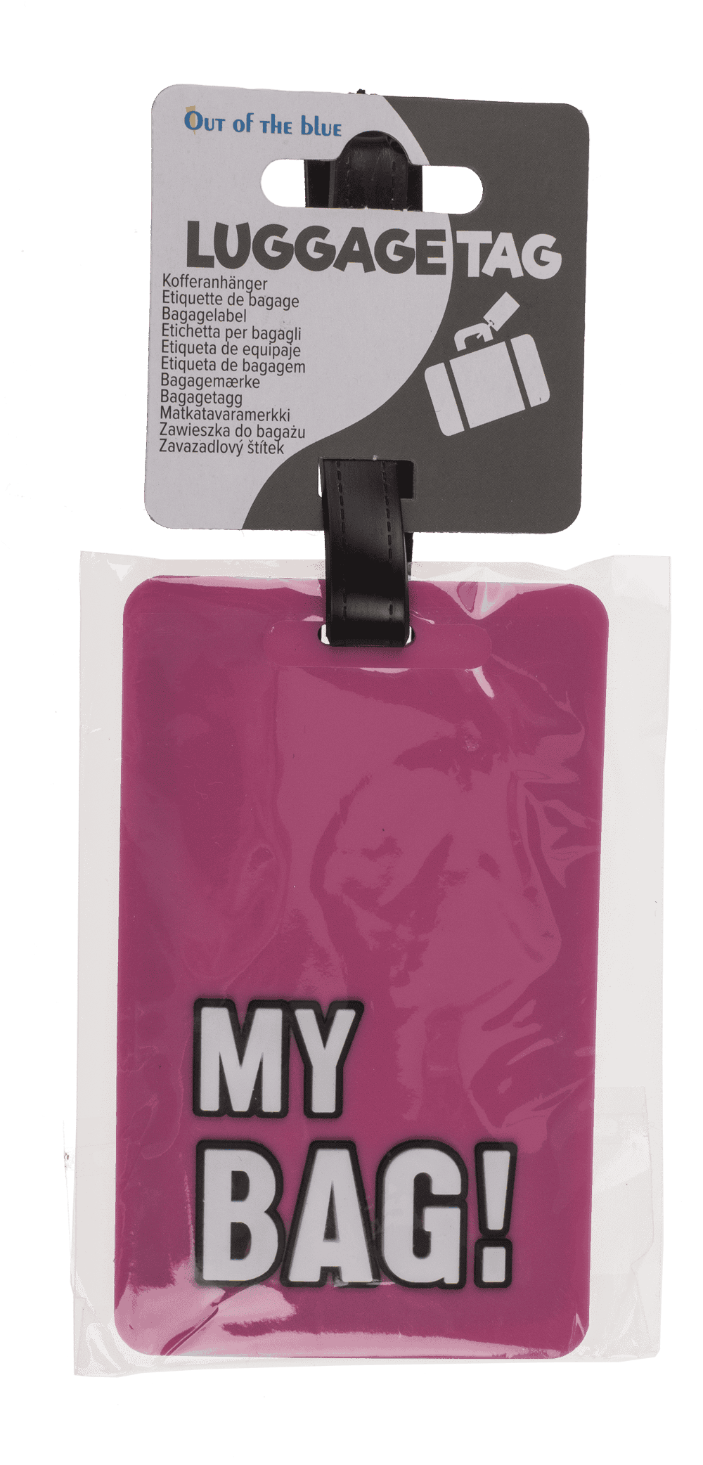 Luggage tags with English slogans,