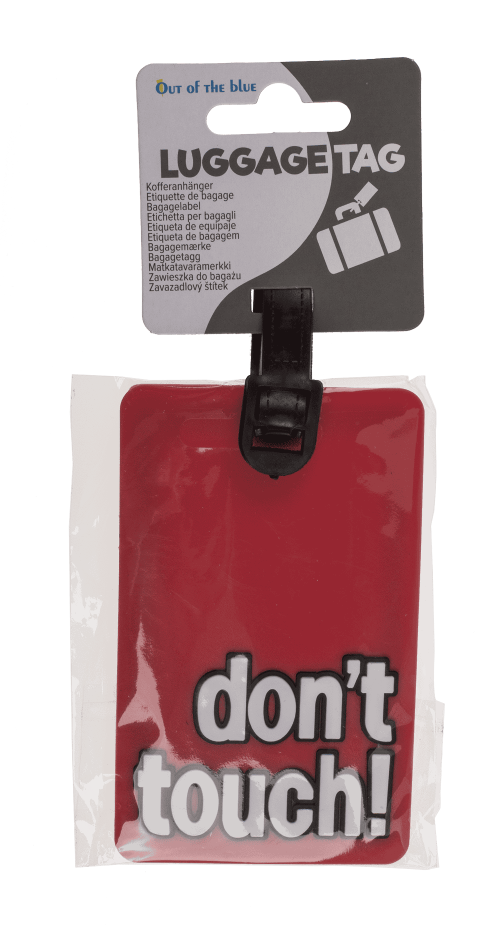 Luggage tags with English slogans,