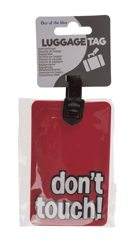 Luggage tags with English slogans,