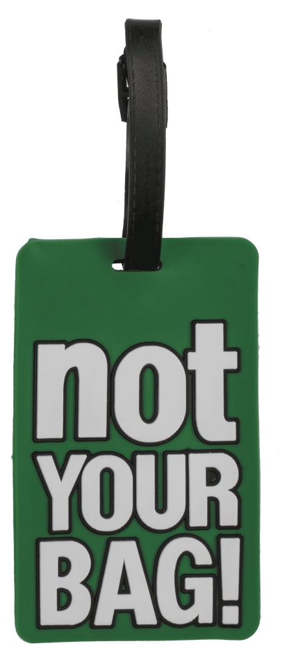 Luggage tags with English slogans,