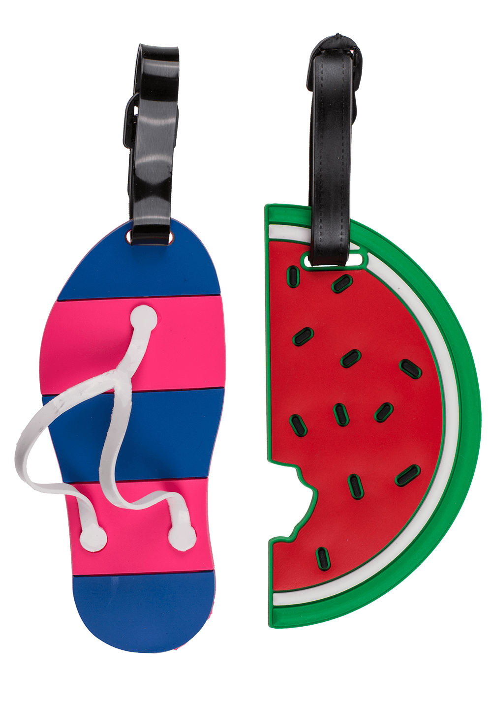 Plastic luggage tags, Fancy Collection,